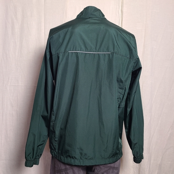 Core 365 Men's Ash City Forest Green Unlined Lightweight Windbreaker Jacket - Picture 5 of 13
